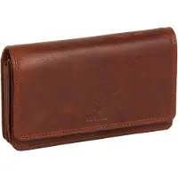 Mustang Leren Portemonnee Como Luanda Wallet Cognac Lichtbruin