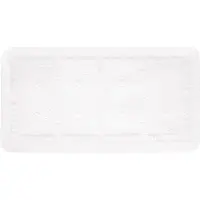 Differnz Tutus Anti-slip inlegmat Bad 68x36cm Wit