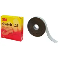 3M Scotch 23 zelffuserende rubber tape Zwart 25mmx9,1m