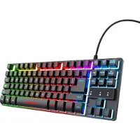 Trust GXT833 Thado TKL Gaming Toetsenbord Qwerty Zwart
