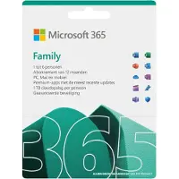 Microsoft Office 365 Family NL Abonnement 1 jaar