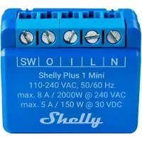 Shelly 1 Mini Gen3 Schakelactor WiFi, Bluetooth