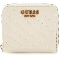 GUESS Portemonnee Sela SLG Zip Around Bone Beige