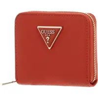 GUESS Portemonnee Meridian Small Zip Around Wallet Orange Oranje