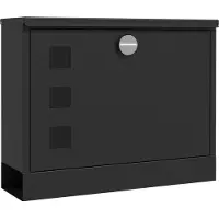 HOMCOM Briefkasten mit Zeitungsfach B80-015V00
