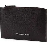 Mandarina Duck Leren Kaarthouder Mellow Urban Wallet Mole Donkerbruin