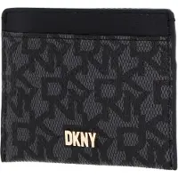DKNY Kaarthouder Bryant Card Holder BK Logo - BK Zwart