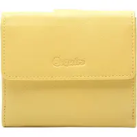 Esquire Leren Portemonnee Viktoria Little Wallet Yellow Geel