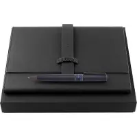 HUGO BOSS Schrijfmappen Gear Writing Set Black Zwart