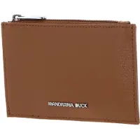 Mandarina Duck Leren Kaarthouder Mellow Urban Wallet Indian Tan Bruine