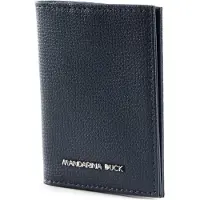 Mandarina Duck Leren Kaarthoes Mellow Urban Card Case Avio Donkerblauw