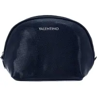 Valentino Toilettas Mules Cosmetic Case Blu Donkerblauw