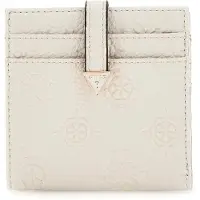 GUESS Kaarthoes Cresidia Tab Card Case Bone Crème
