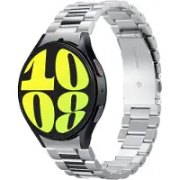 Spigen Modern Fit 316L Steel Band voor de Samsung Galaxy Watch 4 / 5 / 6 / 7 / FE (20 mm) - Silver