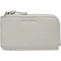 Marc O'Polo Leren Kaarthoes Florica Zip Wallet Stone Grey Grijs