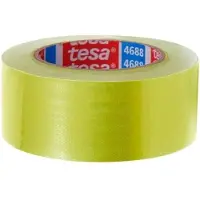 TESA Zelfklevende textieltape met polyethyleen coating 4688 geel 25mx50mm
