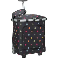 Reisenthel Carrycruiser Plus Boodschappentrolley - 43 + 3 L - Dots Zwart
