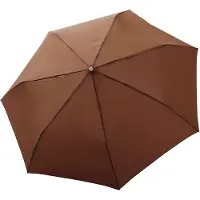 Bugatti Paraplu Take it Duo Umbrella Uni Coconut Bruine