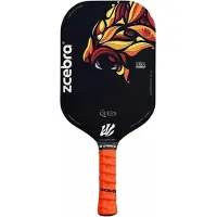 Zcebra Pickleball The Queen Pickleball Paddle Zwart