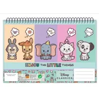 Disney cutie mini classic - A4 - Spiraal - schetsboek - 30 pagina's - tekenblok