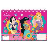 Disney Princess - A4 - Spiraal - schetsboek - 30 pagina's - tekenblok