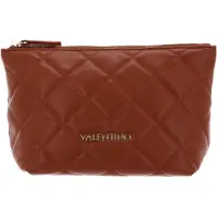Valentino Toilettas Ocarina Soft Cosmetic Case Cuoio Bruine