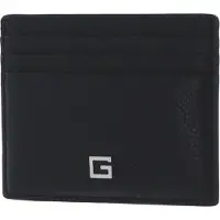 GUESS Leren Kaarthouder New Zurigo Card Case Black Zwart