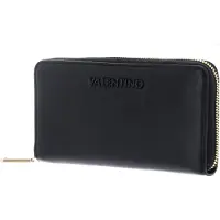 Valentino Portemonnee Ipanema RE Zip Around Wallet Nero Zwart