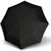 Knirps Paraplu T.200 Medium Duomatic Gatsby Black Zwart Veelkleurig
