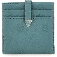 GUESS Kaarthoes Cresidia Tab Card Case Teal Turquoise