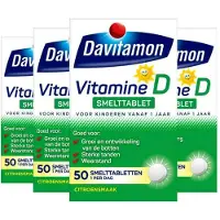 Davitamon 4x Vitamine D Kind 50 Smelttabletten