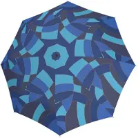 Doppler Paraplu Carbonsteel Long AC Chic Blue Blauw