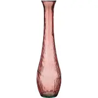 Mica Decorations Vaas Dix - 25x25x99 cm - Glas - Roze