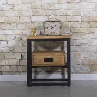 Gister&Vandaag Bijzettafel Leo 45 cm | 1 lade, Bijzettafel Leo