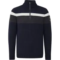 FQ1924 Trui 'EDVIN' navy / wit