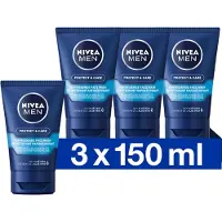 Nivea MEN Protect & Care Reinigingsgel Gezicht - Face Wash - Gezichtsreinigingsmiddel - Cleanser Gezicht Wassen - 3x100 ml