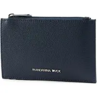 Mandarina Duck Leren Kaarthouder Mellow Urban Wallet Avio Donkerblauw