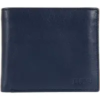 Bric's Leren Kaarthoes Bernina Wallet Ocean Blue Donkerblauw
