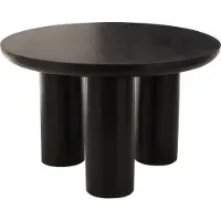 J-Line Dinning table trio mango wood black