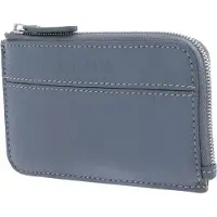 Marc O'Polo Leer portemonnee Florica Zip Wallet Grey Horizon blauw