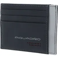 Piquadro Portemonnee Grijs Zwart
