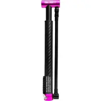 Muc-Off AirMach Carbon - Fietspomp - Compacte handpomp - Lichtgewicht koolstofvezel - Presta en Schrader ventiel - Inclusief montagebeugel