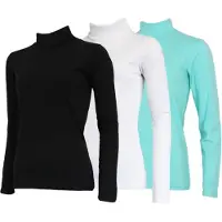 Campri 3-Pack - Skipully - Wintersportpully - Dames - Black/White/Aruba blue (558) - maat S