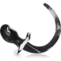 Oxballs mastiff puppy tail black - wit xl