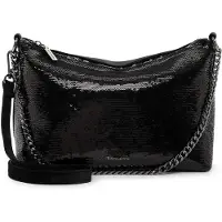 Tamaris Schoudertas Marniq Beutel Black Metallic Zwart