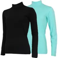 Campri 2-Pack - Skipully - Wintersportpully - Dames - Black/Aruba blue (613) - maat L