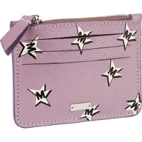 Scotch & Soda Leren Kaarthouder Printed Card Holder Petal Roze Veelkleurig