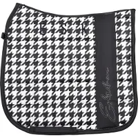 Eskadron Zadeldek Essence Big Square Glossy Zwart-wit - veelzijdigheid Paard