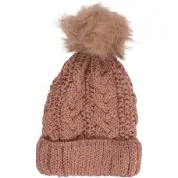 Out of the blue - muts - beanie - damesmuts gevoerd - winter - oudroze