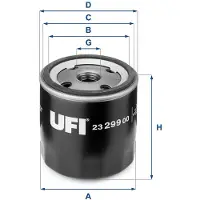 Ufi 22.026.00 Oliefilter